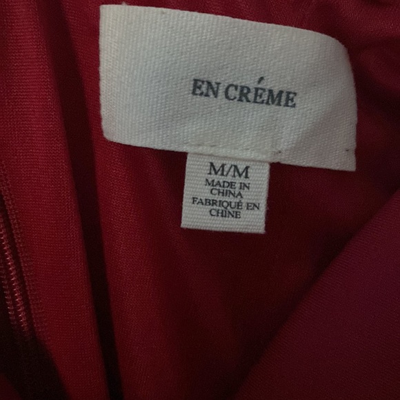 Strapless maroon dress - Picture 2 of 2